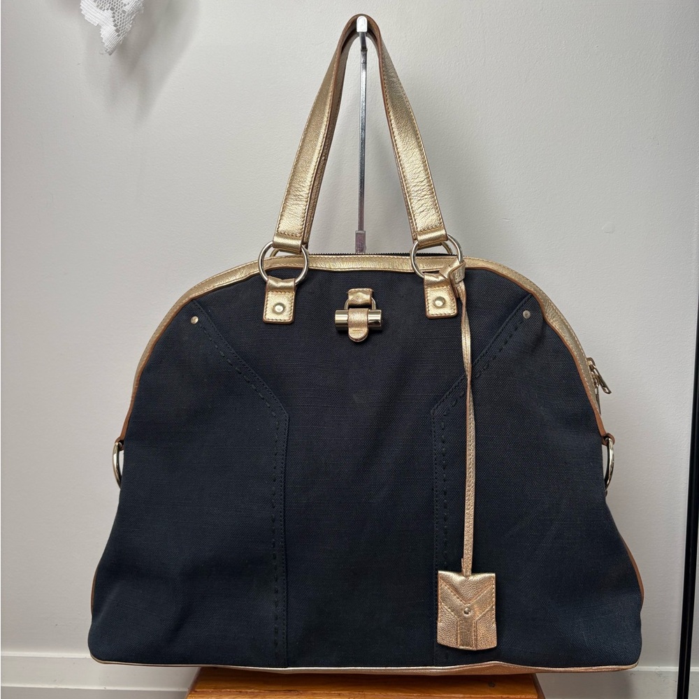 Yves Saint Laurent Canvas Muse Bag